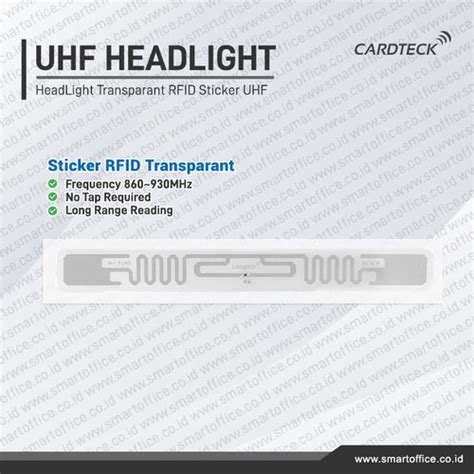 headlight sticker rfid reader